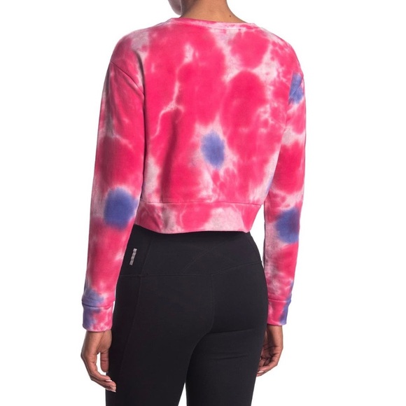 Kappa Active Tie Dye Galz Cropped Sweatshirt - Picture 3 of 7